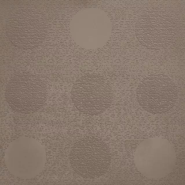 Johnsonite Sandalwood Tic Tac Toe Circulinity Rubber Tile - Textured - 24" X 24"
