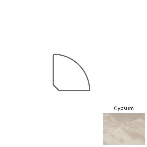 Paragon Tile Plus Gypsum Luxury Vinyl Quarter Round Trim, 0.71" x 94.49", Scufresist