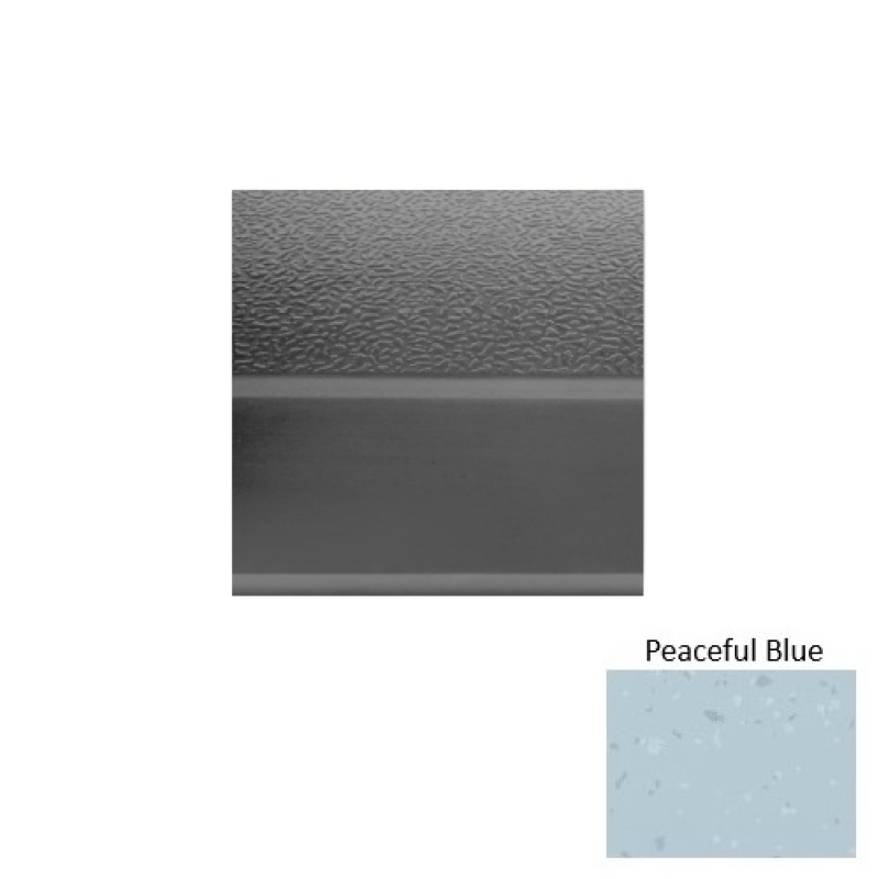 Symmetry Peaceful Blue Textured Rubber Stair Tread