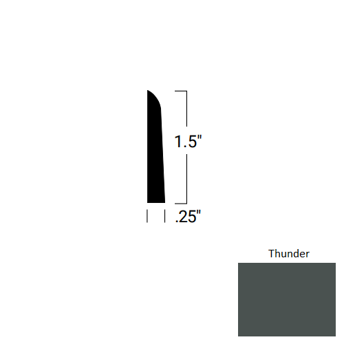 Johnsonite Thunder Rubber Moulding / Trim
