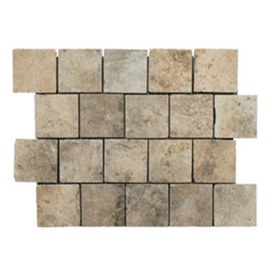 Chicago South Side Porcelain Mosaic - 3" X 3" Staggered - Matte & Textured