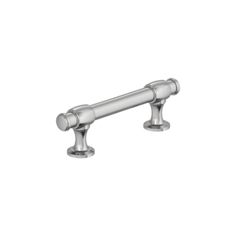 Winsome Zinc Bar Cabinet Pull - Polished Chrome