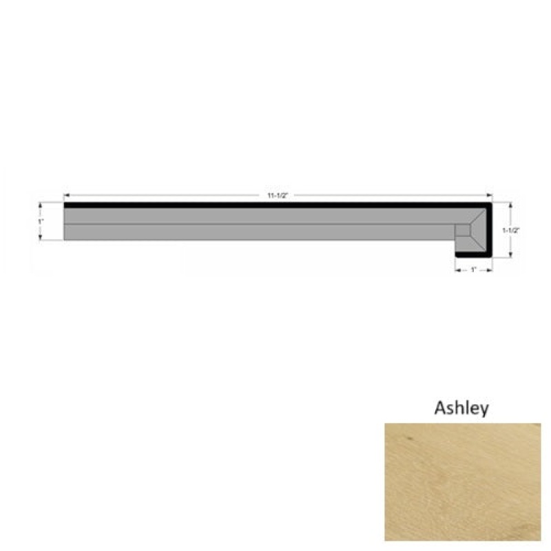 Dover Ashley Hardwood Moulding / Trim - 11 1/2" X 96" Stair Tread - Urethane