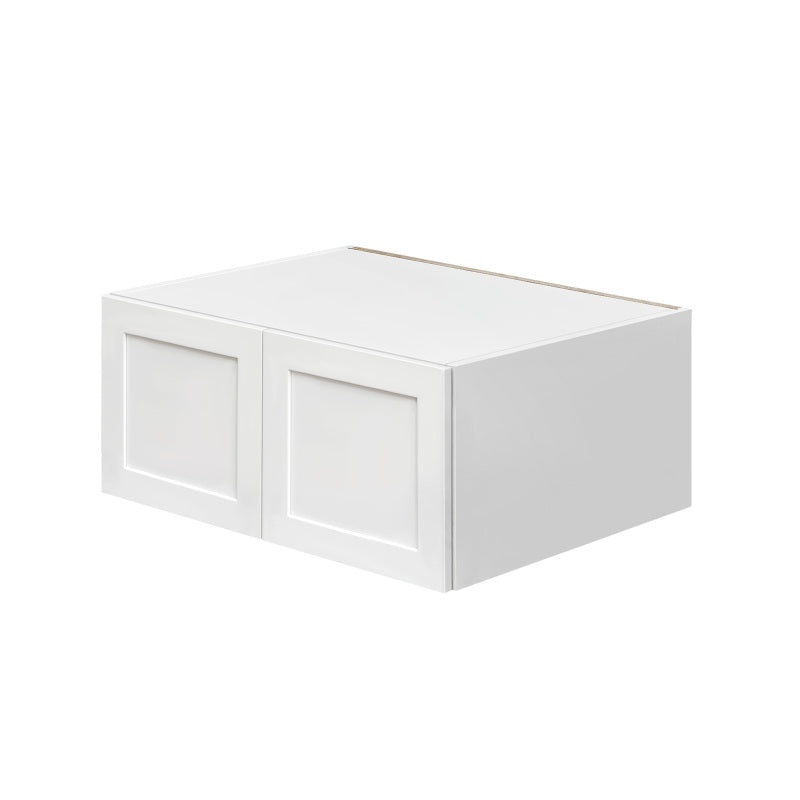 Mallorca White Shaker Wood Kitchen Wall Bridge Cabinet