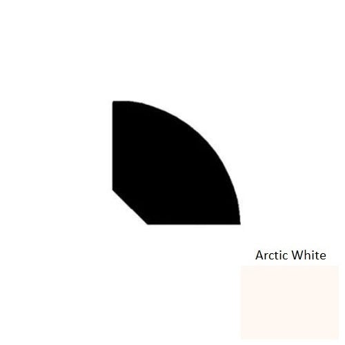 Arctic White Vinyl 166 Quarter Round