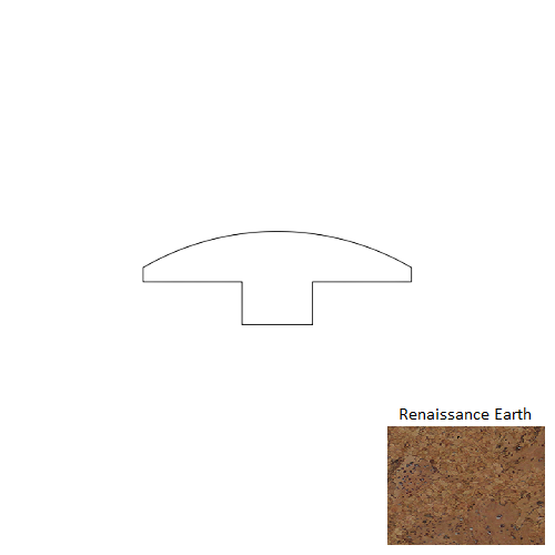 Avant Garde Renaissance Earth Cork 78" T Molding