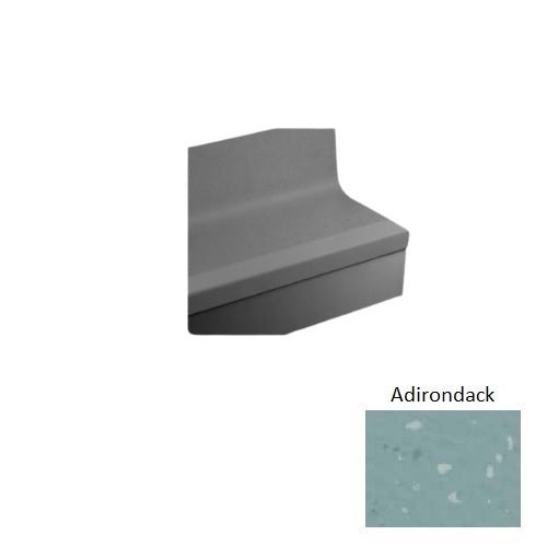 Johnsonite Adirondack Rice Paper Rubber Stair Tread with Riser