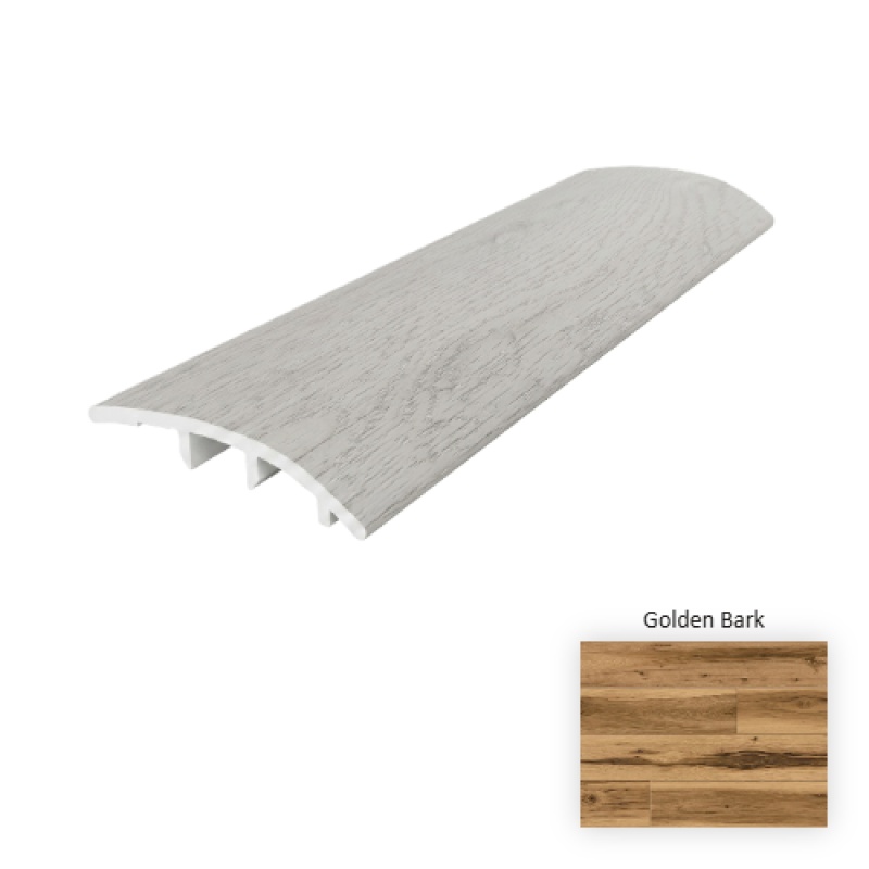 Foundation Golden Bark Luxury Vinyl Moulding / Trim - 94" Reducer - Urethane