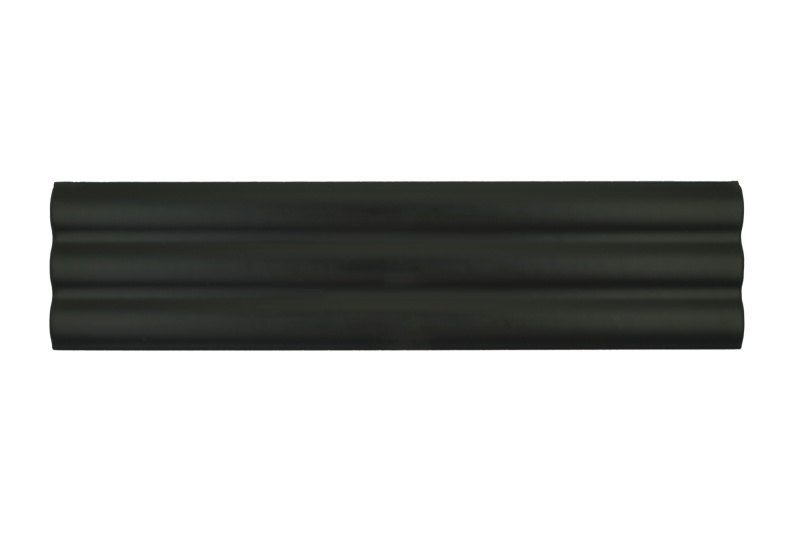 Monoscopio 3 Black Ceramic Tile - Glossy - 2.5" x 3"