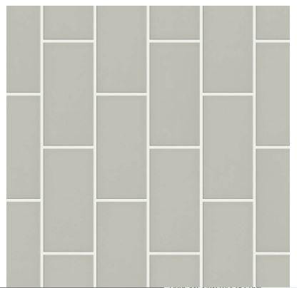 Baker Blvd Sage Ceramic Tile - Glossy - 3" X 6"
