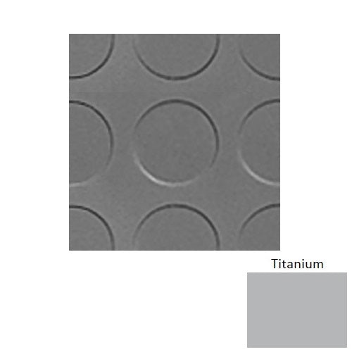 Flextones Titanium Textured Rubber Tile 18" x 18"