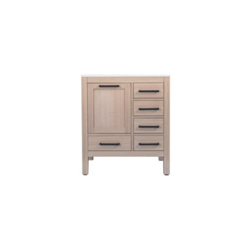 Ashley Natural Oak Freestanding Single-Sink Bathroom Vanity