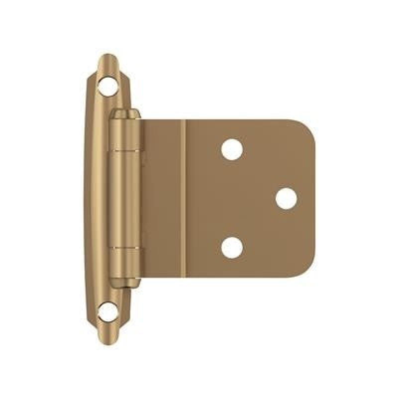 Bpr3428cz Champagne Bronze Steel Face Frame Self Close Surface Mount Cabinet Hinge - 3/8" (10 Mm) Inset - Champagne Bronze