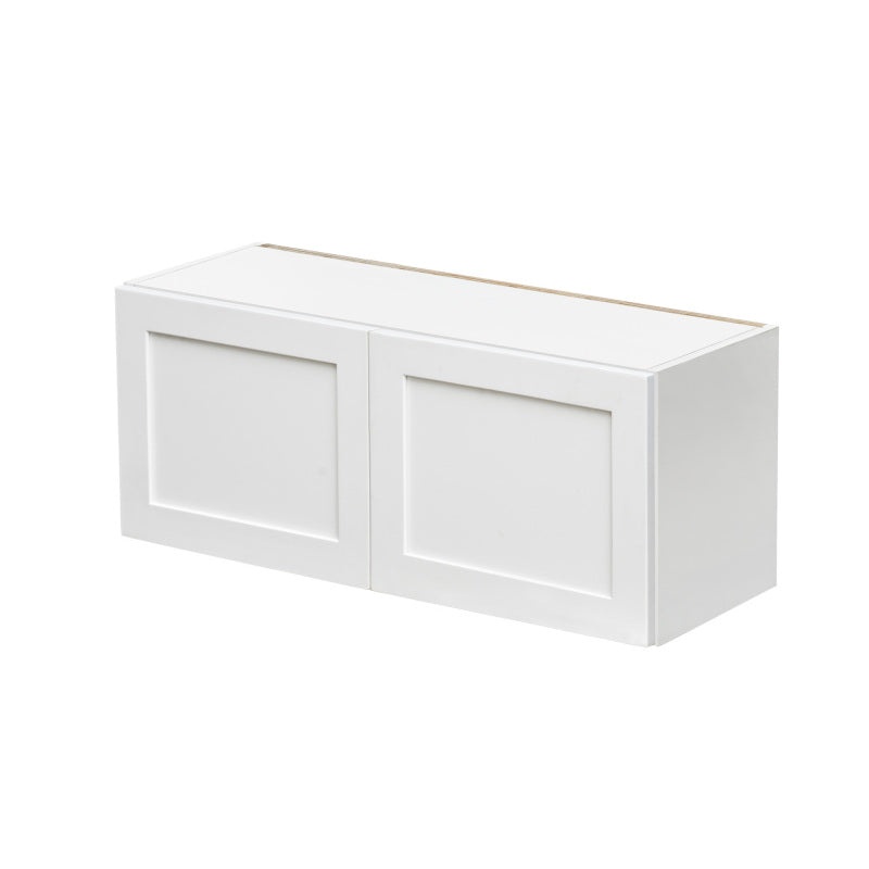 Mallorca White Shaker Wood Kitchen Wall Bridge Cabinet