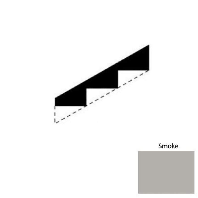 Solid Smoke Rubber Stringers - Smooth