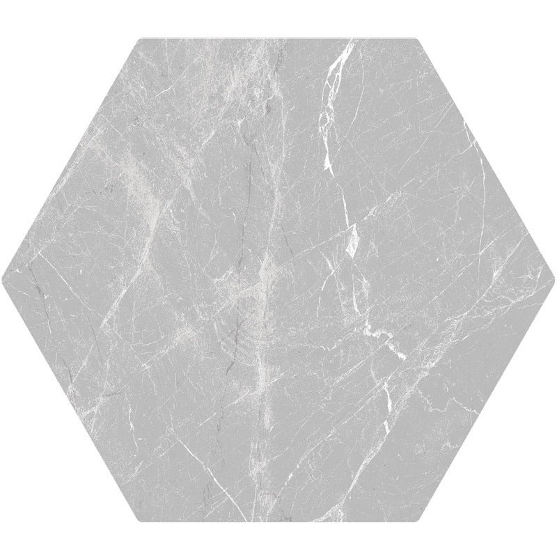 Terra Bardiglio Porcelain Tile - Matte - 8" Hexagon