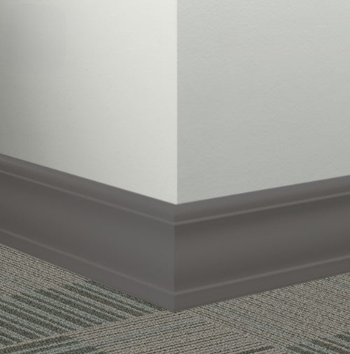 Johnsonite Dark Brown Rubber Millwork Contoured Wall Base