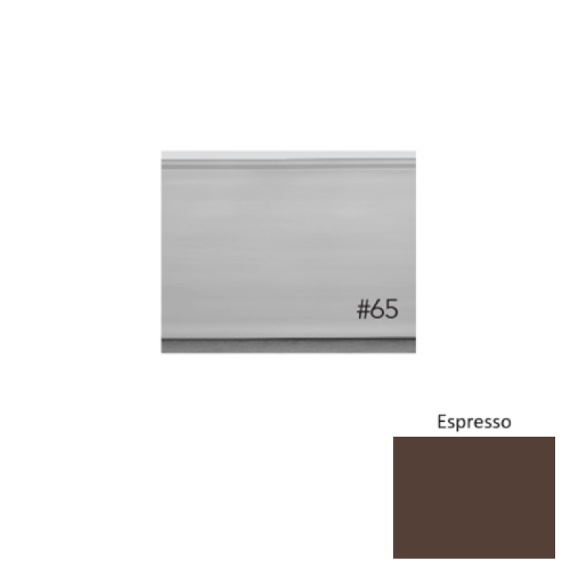 Pinnacle Plus #65 Vertical Espresso Rubber Wall Base