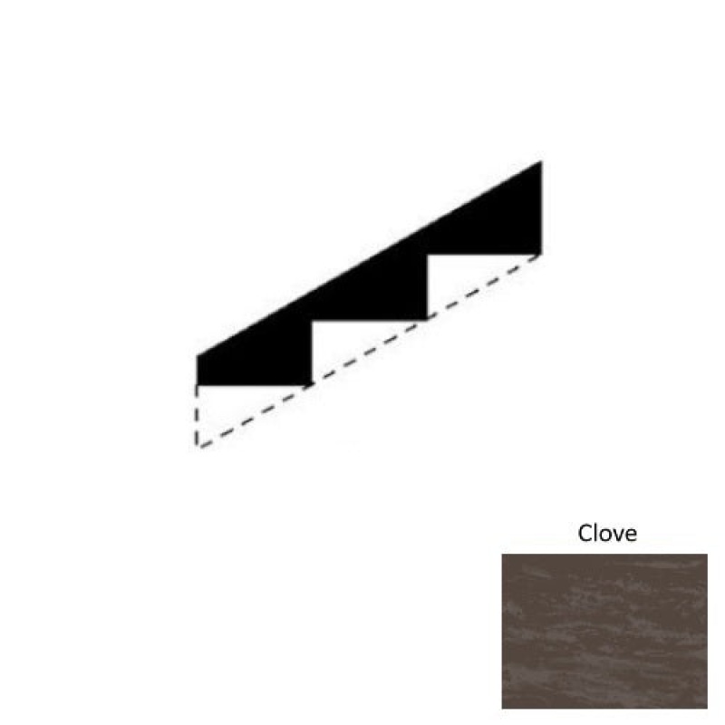 Marbleized Clove Rubber Stringers - Smooth