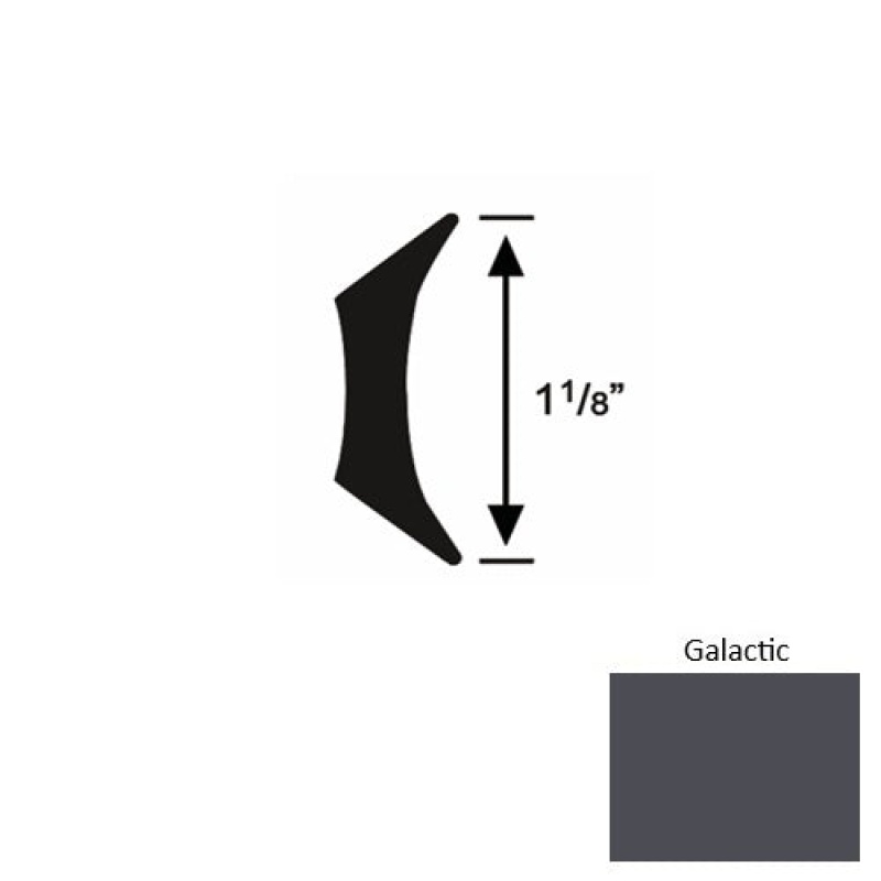 Solid 44 Galactic Rubber Fillet Strip - 1 1/8" X 9 Ft (108")