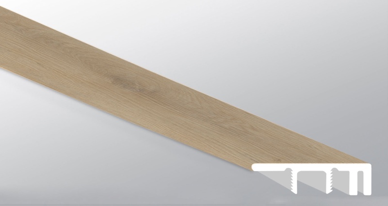 Laurel Reserve Hyde Haven Luxury Vinyl Moulding / Trim - 1.5" X 94" End Cap Large - Low Gloss