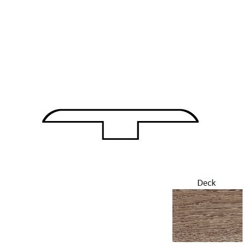 Hampton Deck Luxury Vinyl Moulding / Trim - 1.75" X 72" T Molding - Embossed