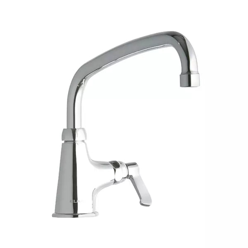 Chrome Deck Mount Kitchen Faucet