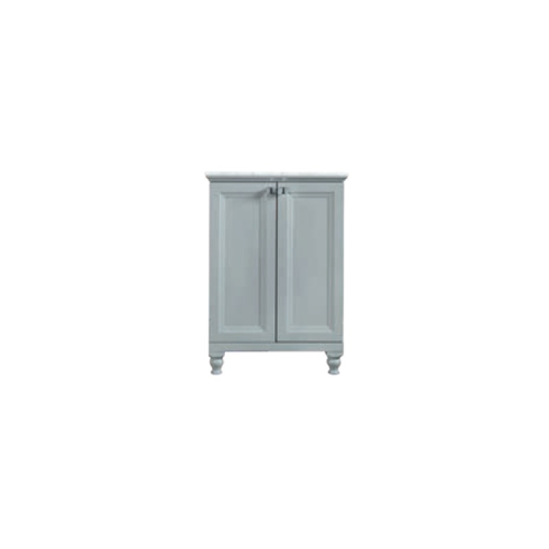 Isabel Grey Wood Freestanding Single Sink Bathroom Vanity