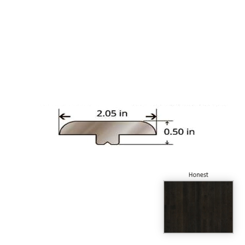 Serenity Oak Honest Hardwood Moulding / Trim - 84.25" T Molding - Truemark Glaze Tek