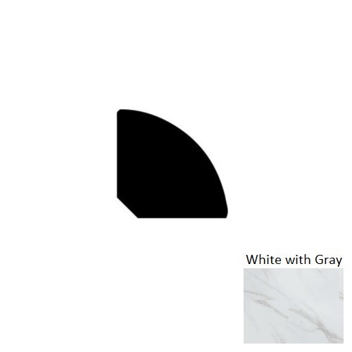 Adura Max Rectangles Legacy White With Gray Quarter Round
