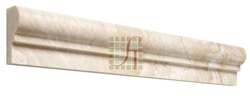 Diano Royal Marble Liner - 2" X 12" F1 Chair Rail