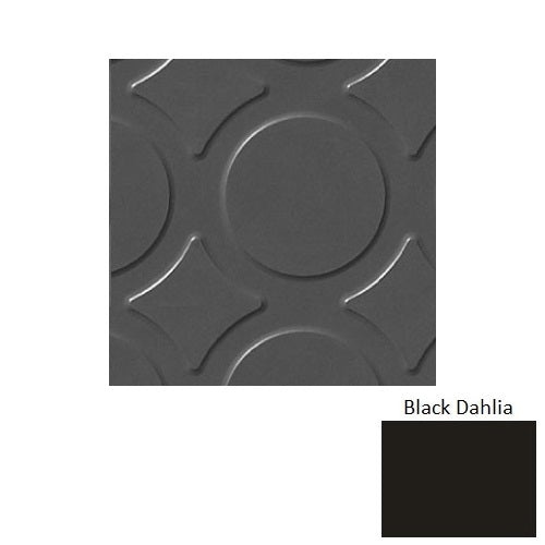 Flextones Black Dahlia Textured Rubber Tile 18" x 18"