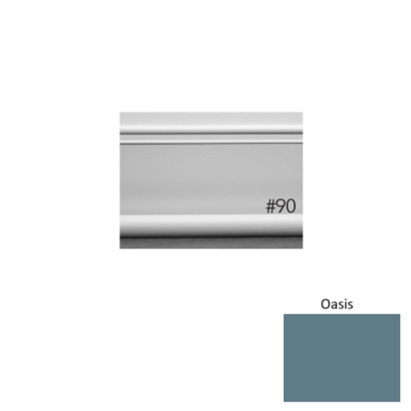 Pinnacle Plus #90 Intrigue Oasis Rubber Coil Wall Base - 4" X 60 Ft