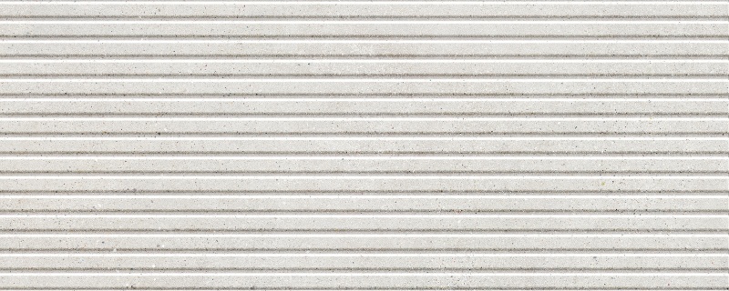 Borne White Ceramic Tile - Matte - 12" x 30"