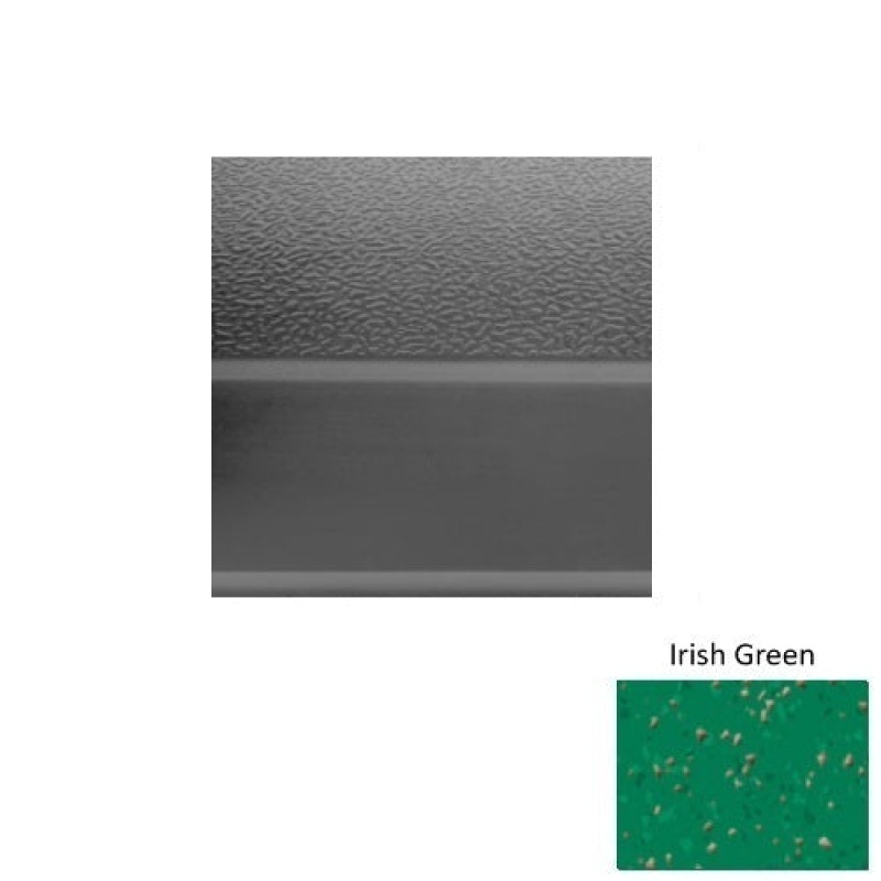 Roppe Renew Irish Green Rubber Stair Tread with Kevlar