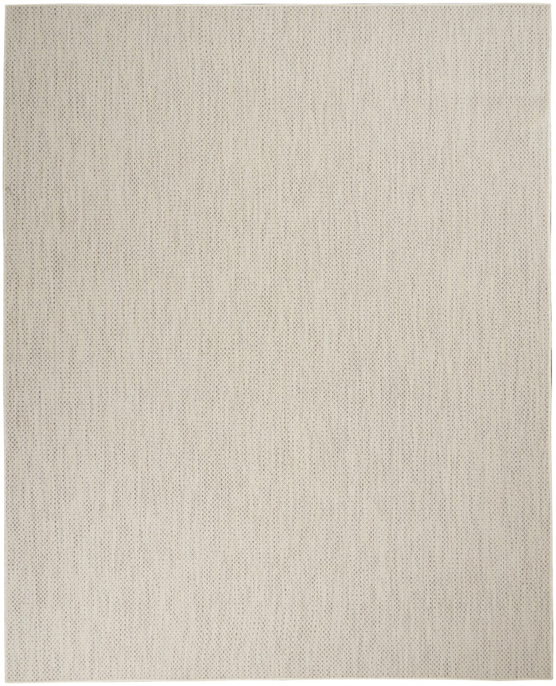 Courtyard Cou01 Ivory / Silver Area Rug