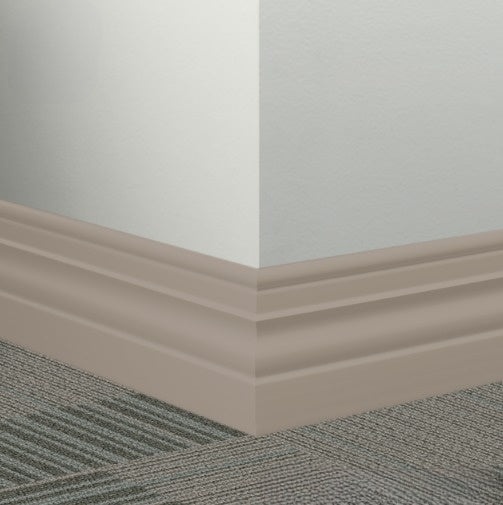 Johnsonite Fawn Rubber Millwork Contoured Wall Base