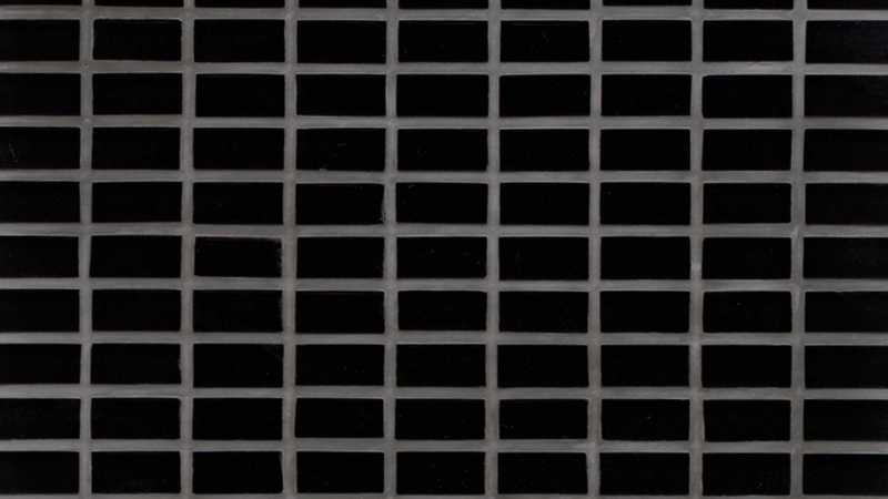 Hamptons Footprint Glass Mosaic - Stacked - Glossy