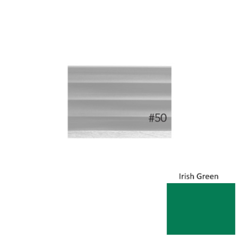 Pinnacle Plus #50 Impressions Irish Green Rubber Coil Wall Base - 4" X 60 Ft