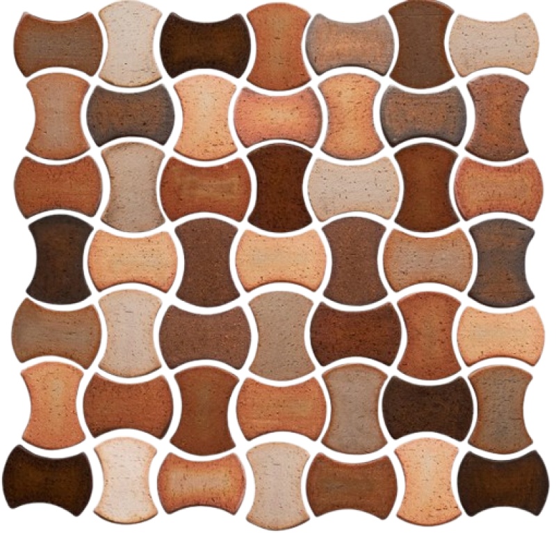 Canasta Clay Veneer - Textured - 2.75" X 5.57"