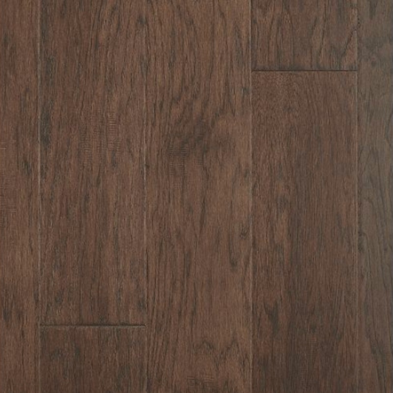 Whistlowe Espresso Hickory Engineered Hardwood Flooring - Prefinished - 6.5" X Random Lengths