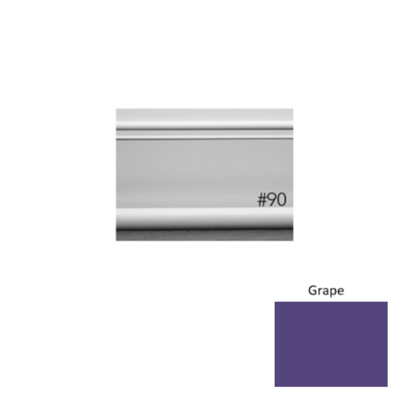 Pinnacle Plus #90 Intrigue Grape Rubber Coil Wall Base - 4" X 60 Ft
