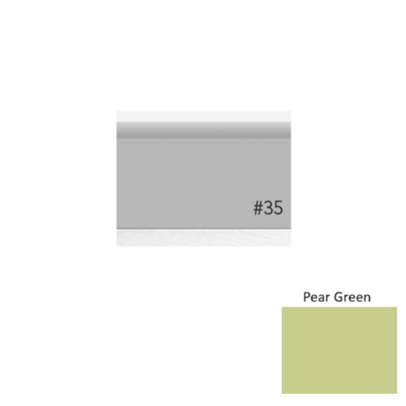 Pinnacle Plus #35 Sleek Pear Green Rubber Coil Wall Base - 4 9/16" x 60 Ft