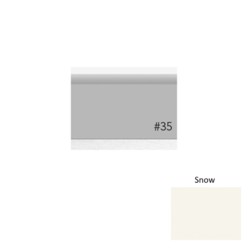 Pinnacle Plus #35 Sleek Snow Rubber Coil Wall Base