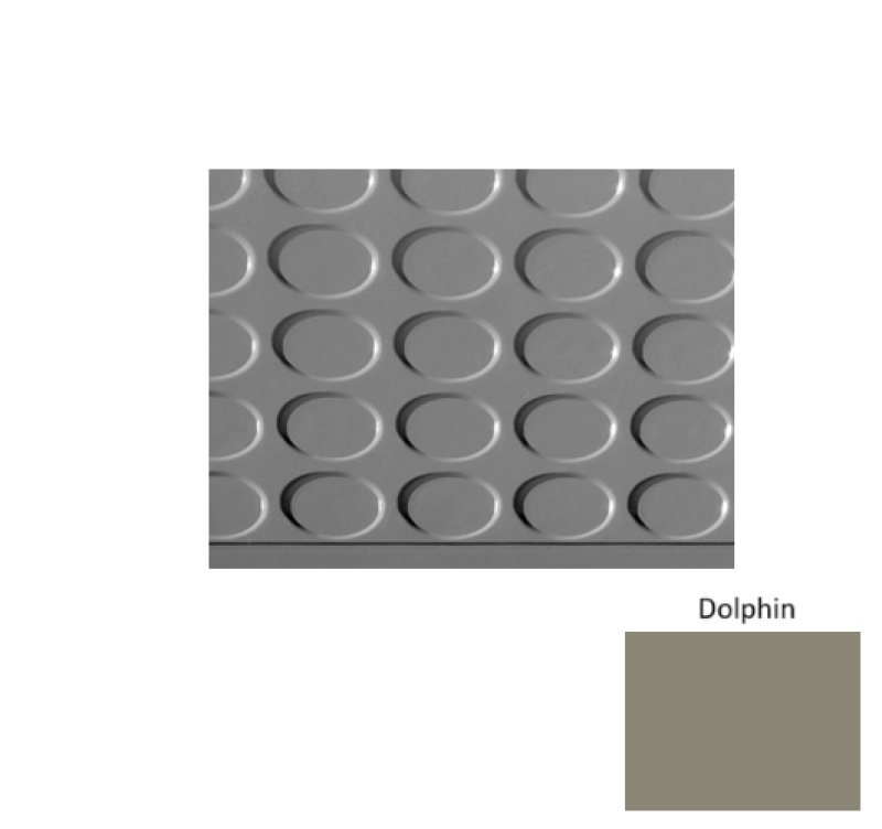 Roppe Solid 97 Dolphin Textured Rubber Stair Tread