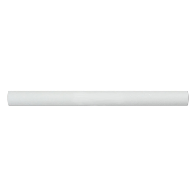 Thasos White Marble Liner - 1" x 12" Quarter Round