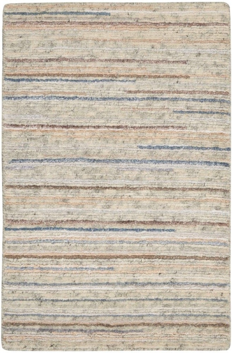 Plateau Ivory Wool Blend Contemporary Area Rug
