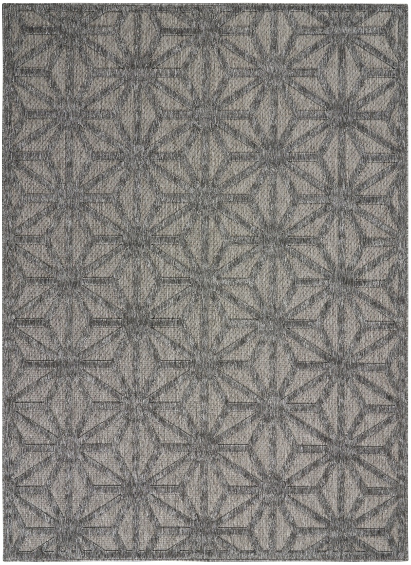 Cozumel Czm01 Dark Grey Polypropylene Modern Area Rug