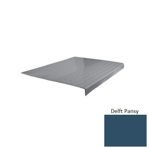 Flextones Delft Pansy Type 701 Distinct Designs Rubber - 12" X 72" Stair Tread - Rgt Radial Ii Raised Disc Design