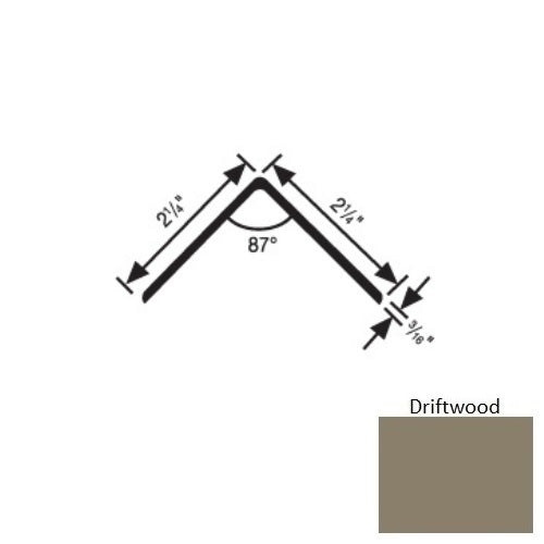 Flextones Driftwood Vinyl 193 Corner Guard